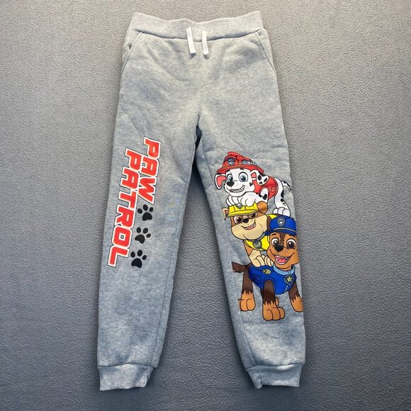 Kid's Nickelodeon Paw Patrol Gray Graphic Sweatpants Size 7,Outdoor,Comfort - Picture 1 of 13